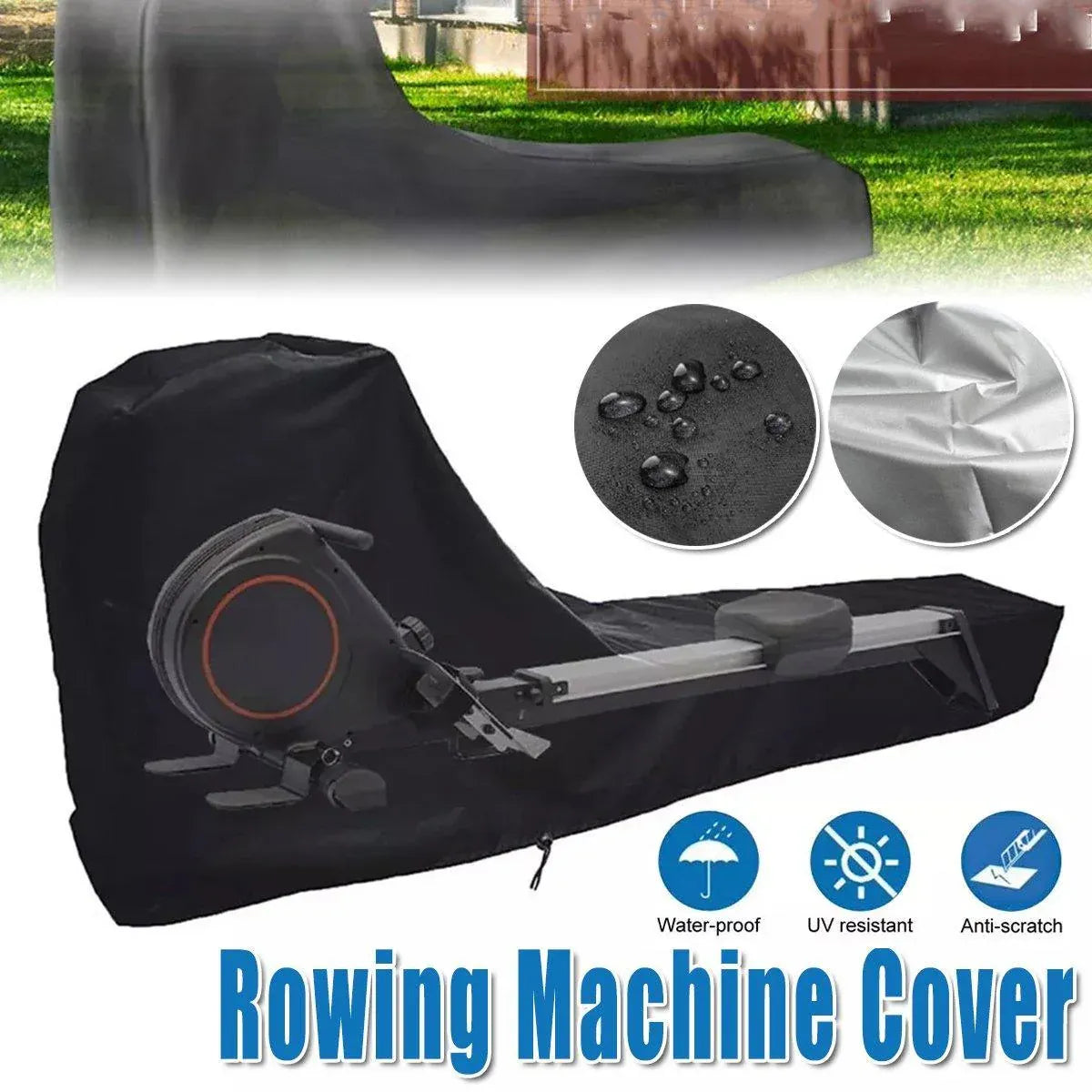 Waterproof Rowing Machine Cover Dustproof Protective Cover for Rowing Machines